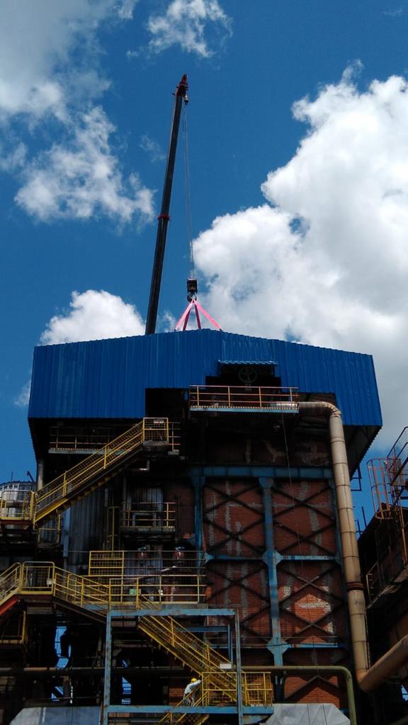 Teto Cobertura da Caldeira